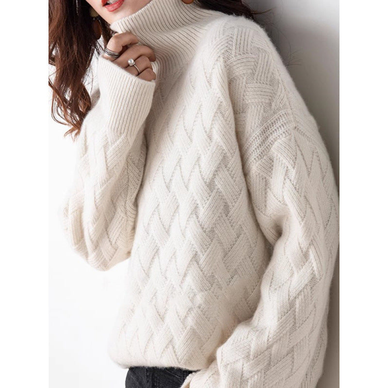 Women's Turtleneck Thread Warm Sweater Knitted Bottoming Shirt My Store