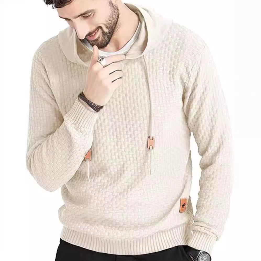 Men's Hooded Sweatshirt Long Sleeve Solid Color My Store