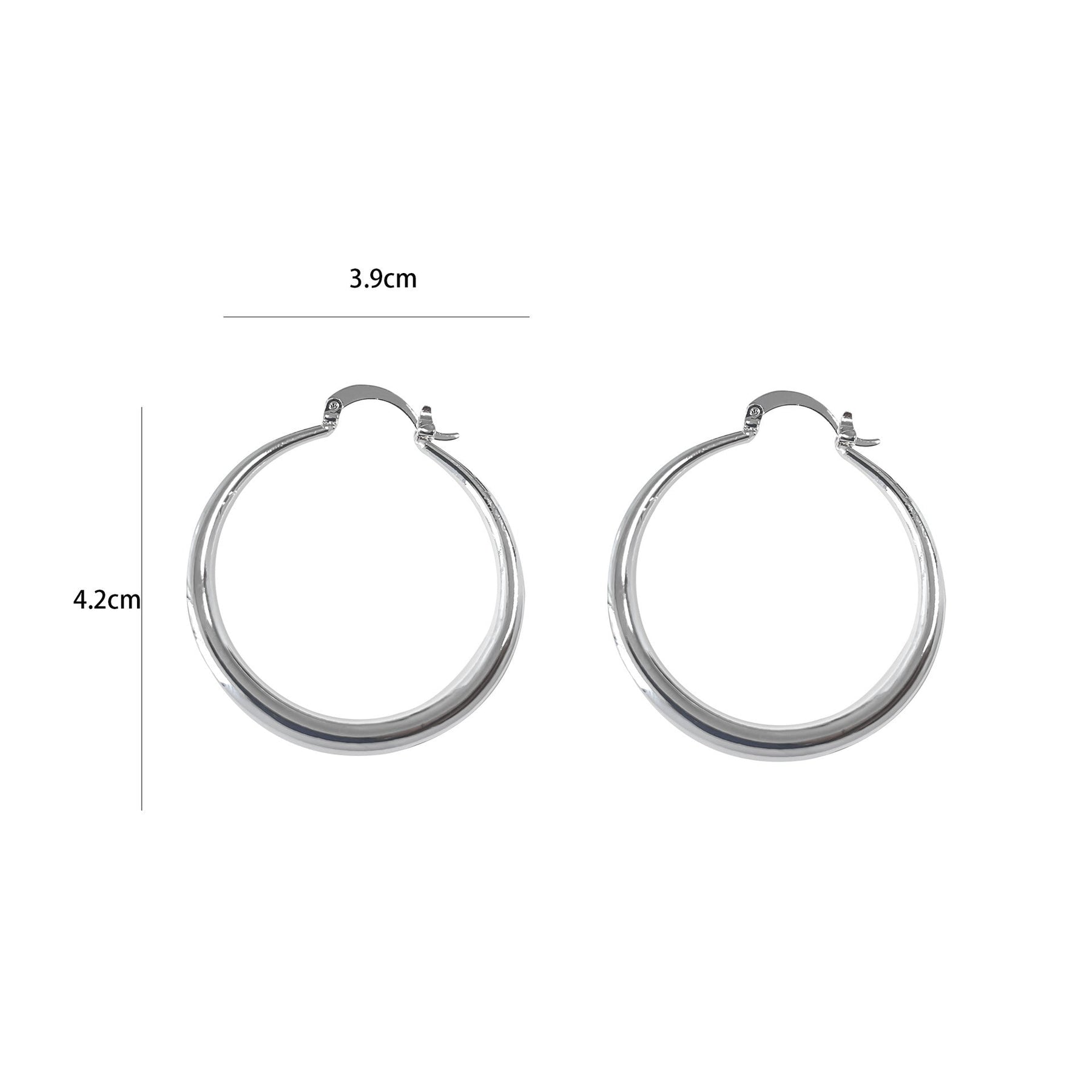 Simple Ear Fashion All-match Special-interest Design Gold-plated Anti-allergy Women's Earrings My Store