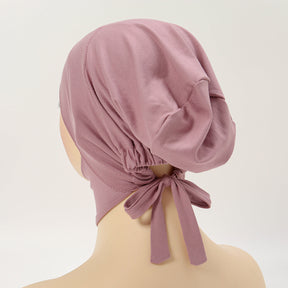 Milk Silk Elastic Sleeve Neck Solid Color Base Small Hat My Store