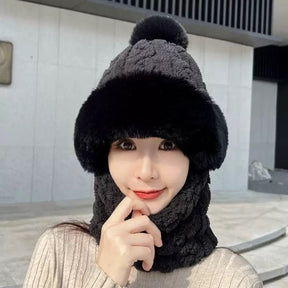 Pullover Hat Scarf Integrated All-match Electric Car Cycling Warm Artifact Windproof Neck Protection My Store