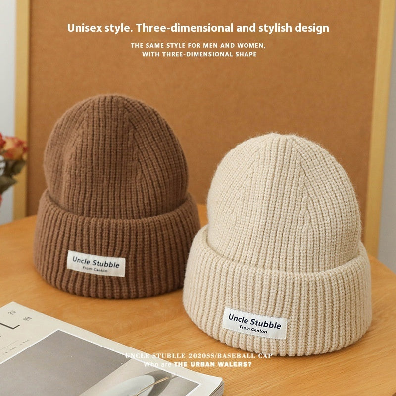 Version All-matching Thickened Warm Ear Protection Wool Knitted Hat My Store