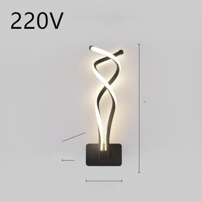 led wall lamp nordic minimalist bedroom bedside lamp My Store