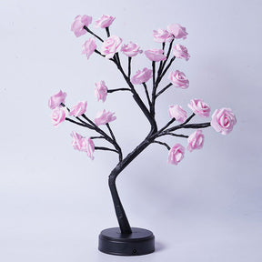 Table Lamp Flower Tree Rose Lamps Fairy Desk Night Lights USB Operated Gifts For Wedding Valentine Christmas Decoration My Store