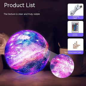 3D Printing Moon Light Galaxy  Light My Store