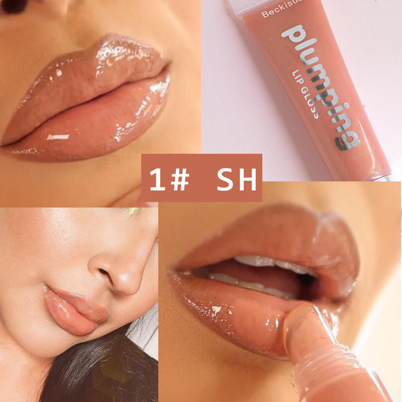 Wet Cherry Gloss Plumping Lip gloss Lip Plumper Makeup Big Lip Gloss Moisturizer Plump Volume Shiny Vitamin E Mineral Oil My Store