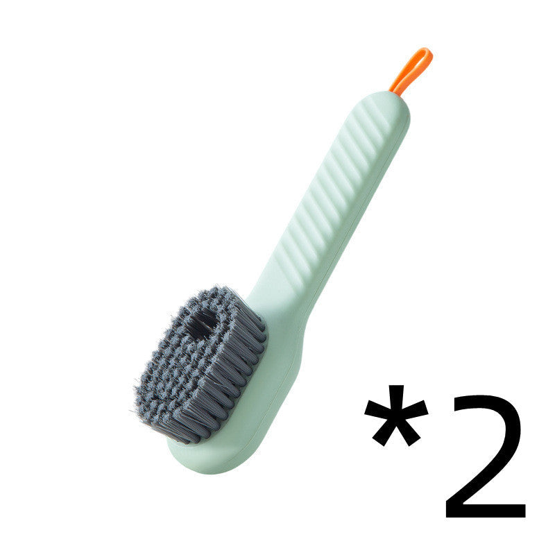 Multifunctional Soft-bristled Shoe Brush Long Handle Brush Automatic Liquid Adding Shoe Clothing Board Brush Cleaning Tool My Store