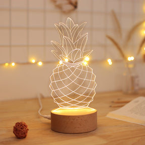 Bedside lamp pineapple table lamp My Store