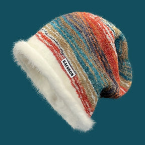 Cold-proof Warm Hipster Mixed Color All-match Bag Cap Pullover Hat Cap My Store