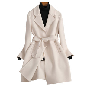 Autumn And Winter New Double-sided Cashmere Coat My Store