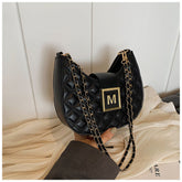 High-grade Bag Women's New Fashion Rhombus Single Shoulder Underarm All-match Niche Texture Chain Messenger Bag My Store