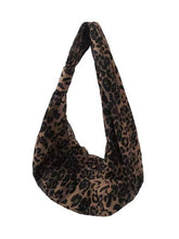 Fashion Pleated Leopard Print Crossbody Bag My Store