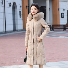 Women's Cotton-padded Coat Fashion Waist-controlled Thickened My Store