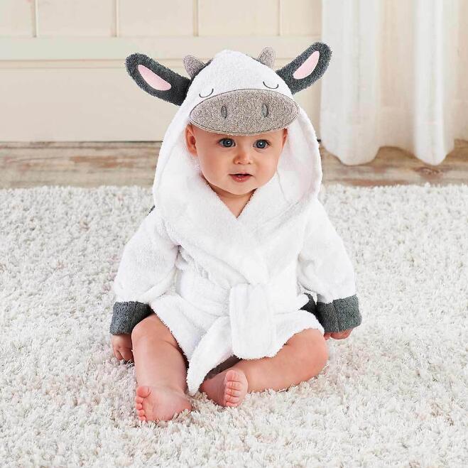 Cartoon Cute Animal Modeling Baby Bath Towels Baby Bathrobes Cotton Children's Bathrobes Baby Hooded My Store