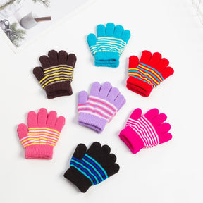 Autumn Winter Thermal Velvet Knitted Gloves My Store