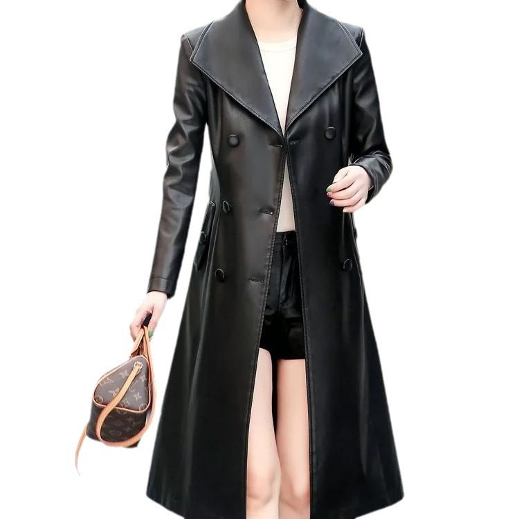 Leather Coat Women's Windbreaker Women's Thin Casual My Store