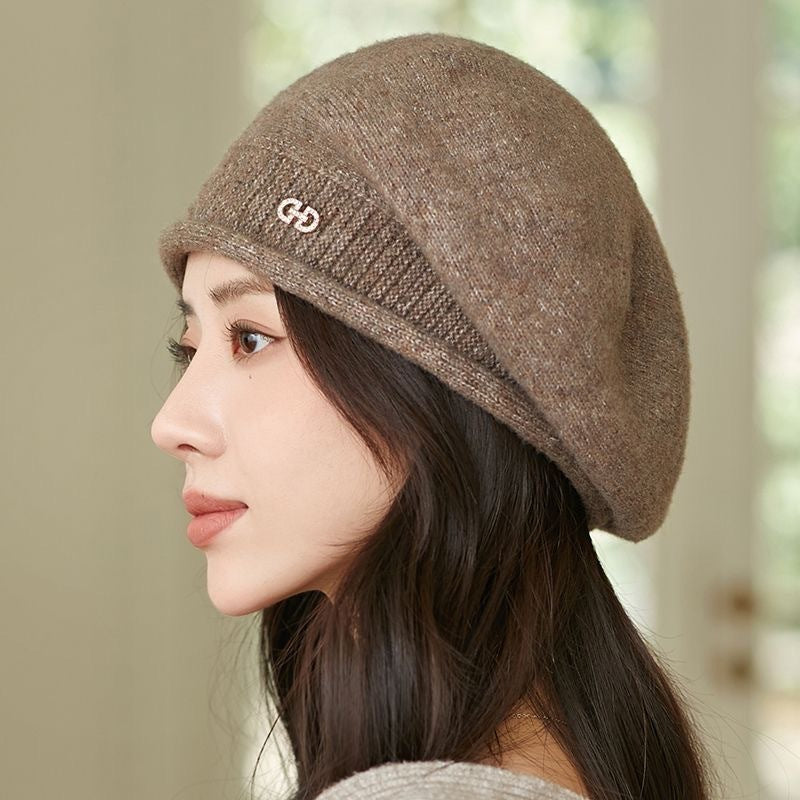 Women's Autumn And Winter Fashionable All-match Wool Knitted Hat My Store