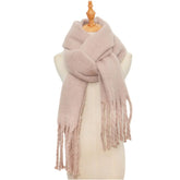 Mohair Twist Braid Plush Scarf For Women Winter Thickened My Store