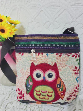 Ethnic Style Embroidered Crossbody Bag Cute Elephant Butterfly Chinese Style My Store