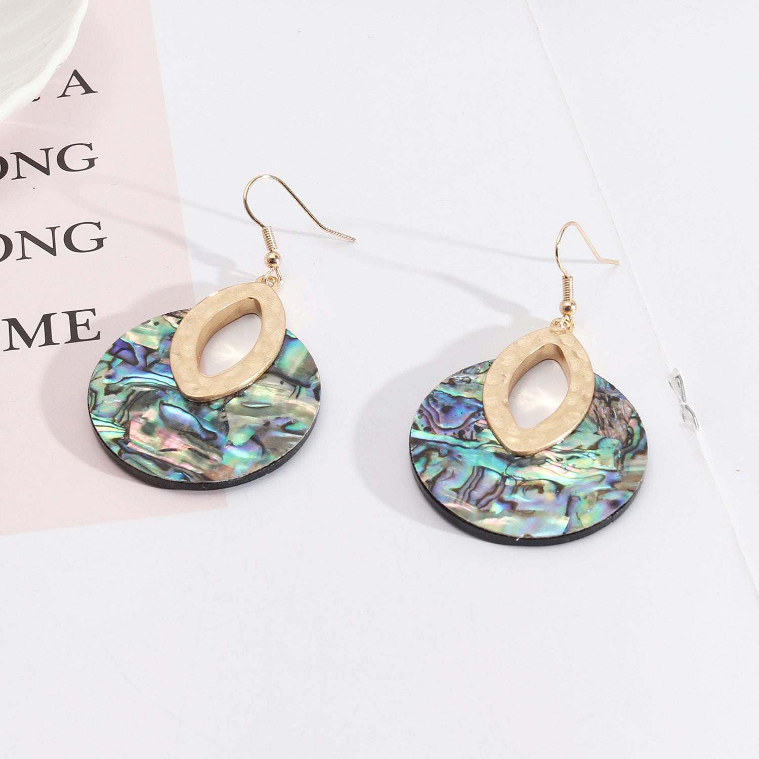 Personalized Retro Abalone Shell Exquisite Earrings My Store