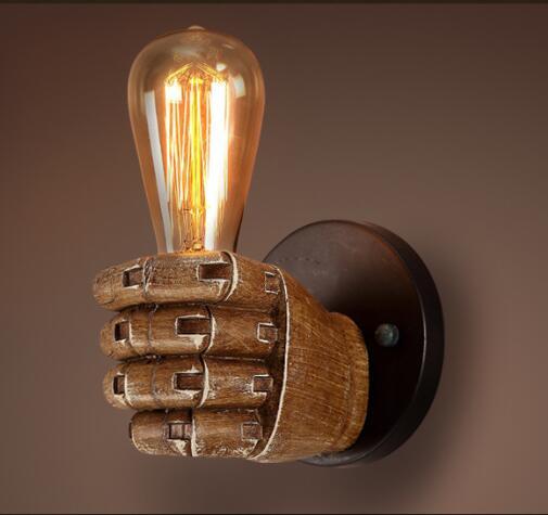 Fist resin wall lamp creates decorative wall lamp My Store