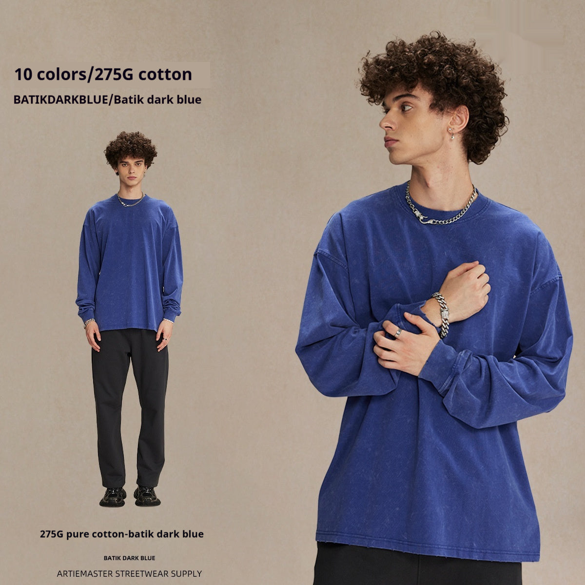 T-shirt Cotton Loose-fitting Casual Round-neck Base Shirt My Store