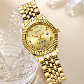 Children's Fashion Casual Alloy Belt Calendar Quartz Watch My Store