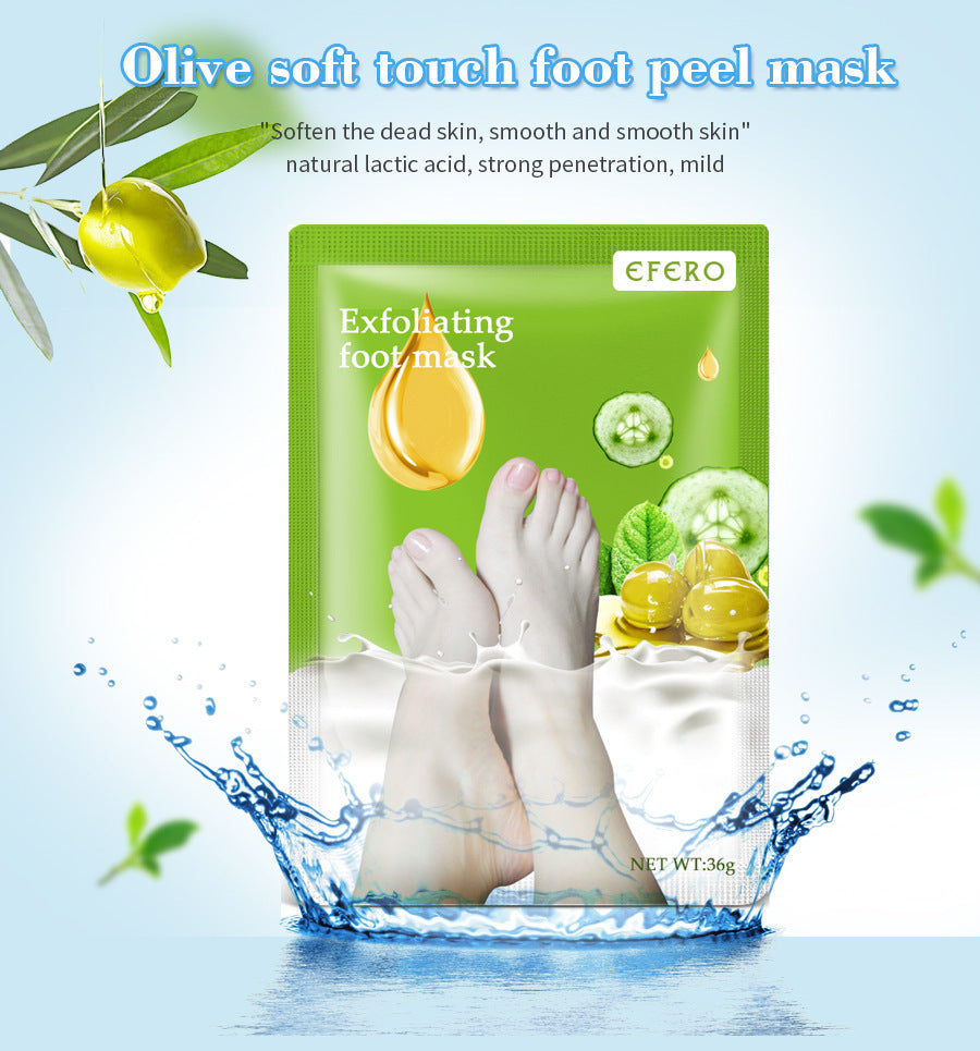 Exfoliating Foot Mask Foot SPA Pedicure Socks Removing Dead Skin Whitening Heels Feet Peeling Anti Cracked Foot Skin Care My Store