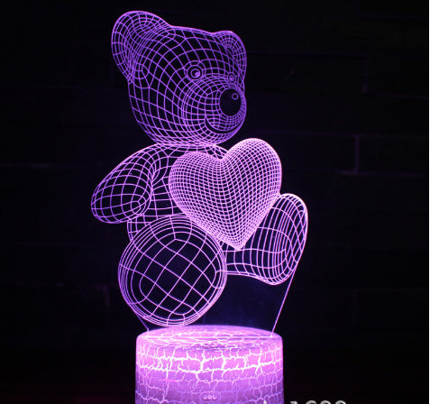 3D Lamp Acrylic USB LED Night Lights Neon Sign Lamp Xmas Christmas Decorations For Home Bedroom Birthday Decor Valentines Day Gifts My Store