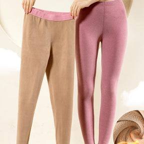 Warm Cashmere Leggings Winter Solid Slim Pants Fashion Trousers For Women Clothing My Store