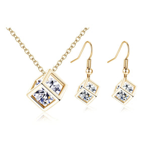 Water cube zircon set My Store