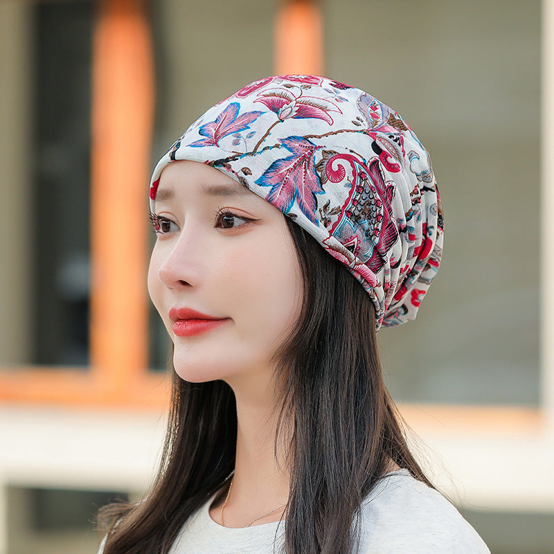 Baotou Silk Scarf Thin Air Conditioning Hat After Chemotherapy My Store