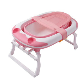 Baby folding tub large can sit thick bath tub My Store