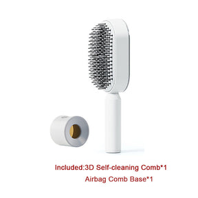 Self Cleaning Hair Brush For Women One-key Cleaning Hair Loss Airbag Massage Scalp Comb Anti-Static Hairbrush My Store