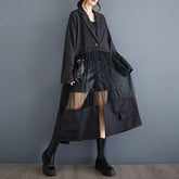 Casual Patchwork Mesh Hollow Suit Skirt My Store