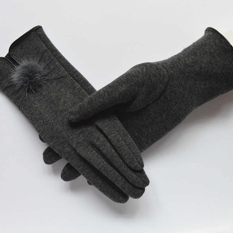 Women's Winter Warm Spun Velvet Gloves My Store