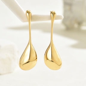 Fashion Geometry Pattern Water Drop Female Personalized Minority Irregular Design Versatile Earrings My Store