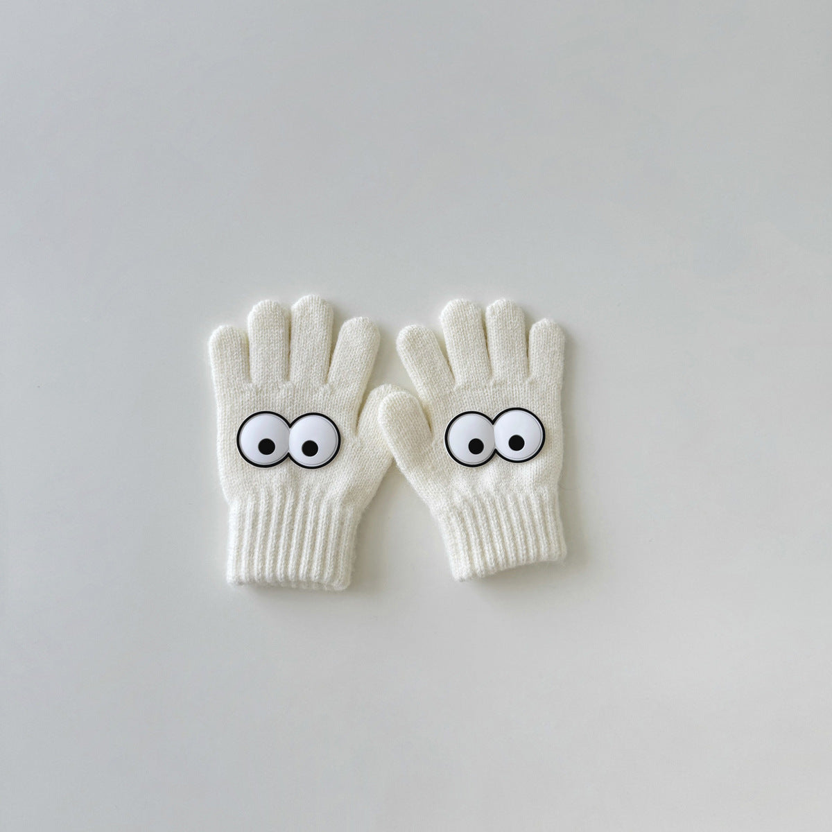 Warm Wool Knitted Five-finger Baby Gloves My Store