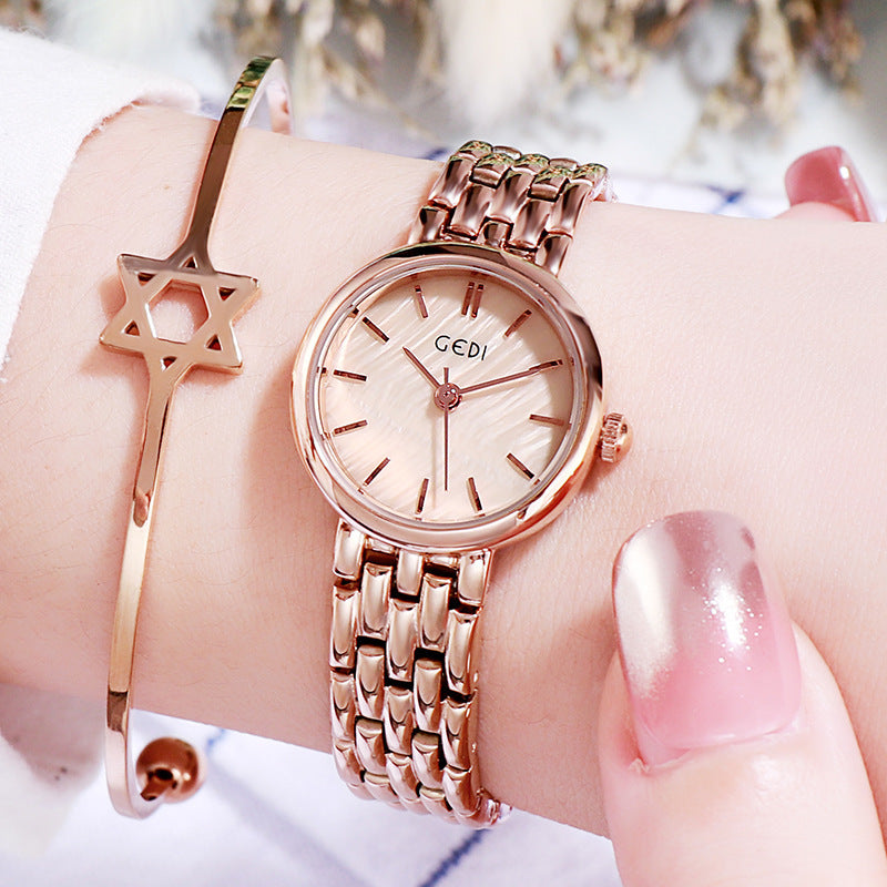 Ultra-thin Waterproof Quartz Women's Watch Good-looking Small Dial My Store