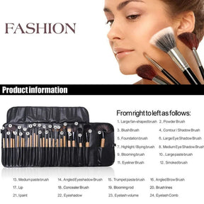 Gift Bag Of 24 Pcs Makeup Brush Sets Professional Cosmetics Brushes Eyebrow Powder Foundation Shadows Pinceaux Make Up Tools My Store