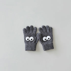 Warm Wool Knitted Five-finger Baby Gloves My Store