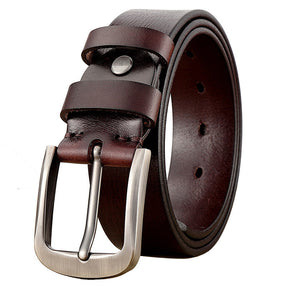 First Layer Cow Leather Belt Men My Store