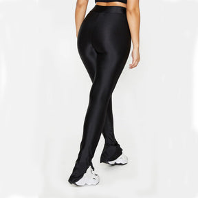 Stretch Sports Running High Waist Tight Black Ankle-length Pants My Store