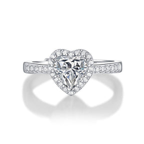 Women's Fashion Personalized Heart-shaped Moissanite Ring My Store