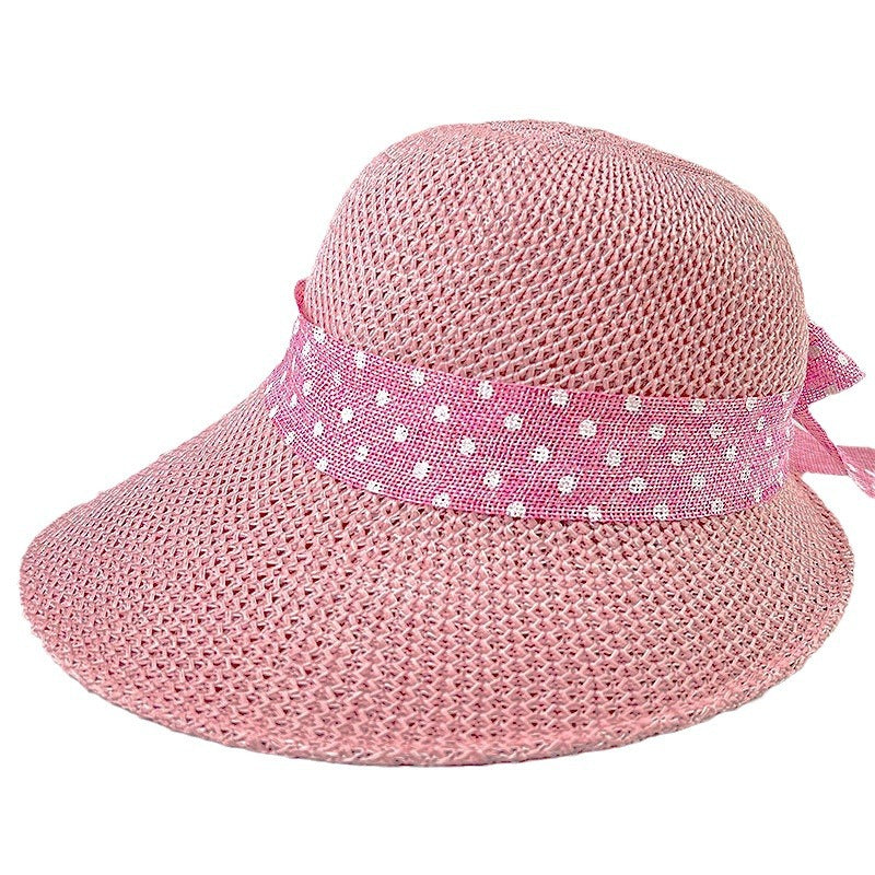 Women's Big Brim Bowknot All-Match Hat My Store