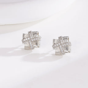 European And American Ins Style Diamond Stud Earrings Niche Design My Store