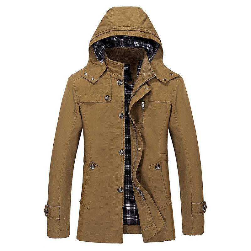 Spring And Autumn New Jacket Men's Trench Coat My Store