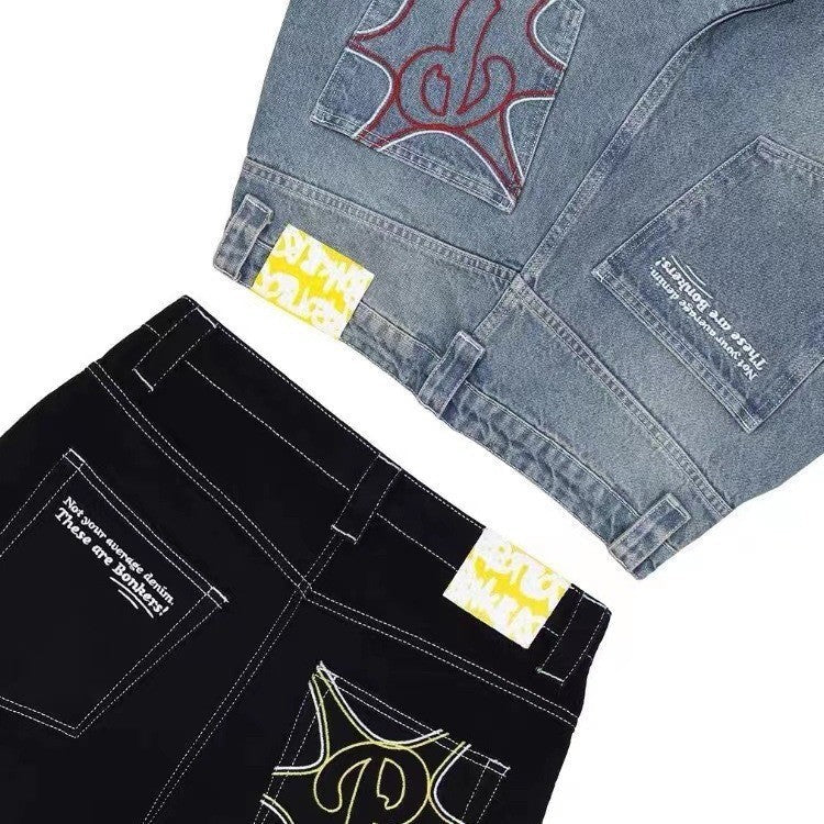 New Hip-hop Fashion Jeans For Men And Women My Store