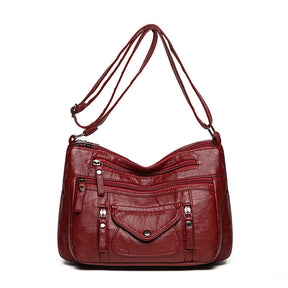 Fashion Women's Soft Leather Large Capacity Shoulder Bag My Store