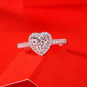 Women's Fashion Personalized Heart-shaped Moissanite Ring My Store